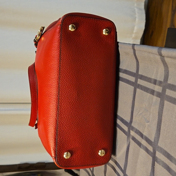 Michael Kors Joan Slouchy Shoulder Bag, Red - Picture 5 of 14